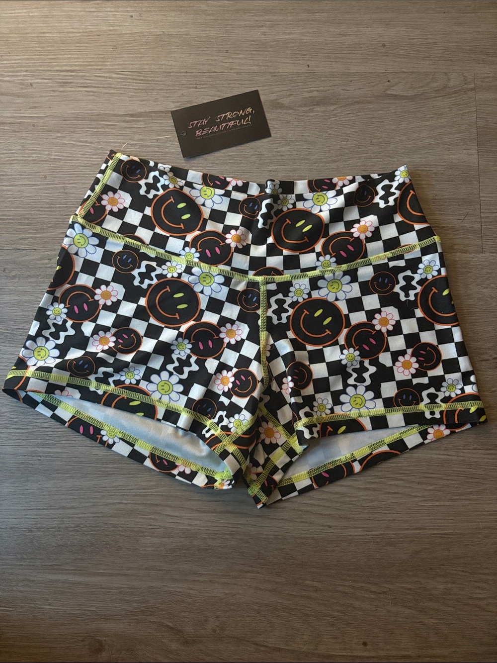NWT Peachy Athletics Daisy Dukes Squat-Proof Gym Shorts